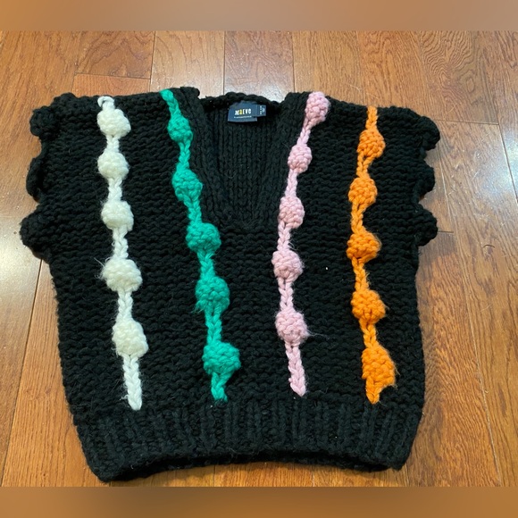 Anthropologie Maeve Bauble Sweater Vest - Picture 1 of 8